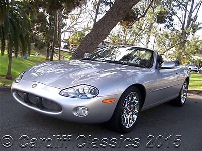 Jaguar : XKR Silverstone Convertible 2-Door 2001 xkr supercharged convertible clean carfax pristine condition california