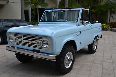 Ford : Bronco August 65 build date, one of the earliest to exist 1966 ford bronco resto mod looks factory stock it s not buildabronco