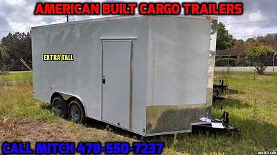 8.5 x 14 Enclosed Cargo Trailer 8ft tall