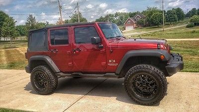 Jeep : Wrangler NEW Suspension Lift Rims MT Tires Trail Edition 2007 lifted jeep wrangler jk 4 door brand new lift rim tire 4 k in extra reserve