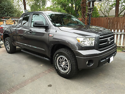 Toyota : Tundra TRD Rock Warrior 4x4 5.7L V8 TOW Package 2012 tundra 4 x 4 trd rock warrior 5.7 l v 8 dark gray tow pkg private owner