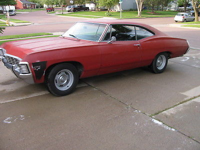 Chevrolet : Impala 2dr fastback 67 1967 impala big block 427 12 bolt posi th 400