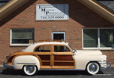 Chrysler : Town & Country Woody Sedan Only 2752 Built. Luggage Rack and Twin Spots Drives Fantastic Must See 100 Pics!