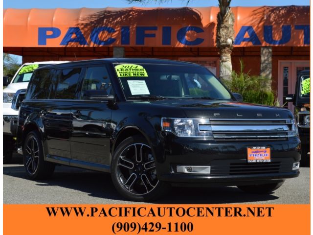 Ford : Flex SEL FWD 2014 black ford flex leather sunroof navigation gps back up camera financing