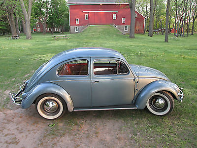 Volkswagen : Beetle - Classic deluxe 1955 vw beetle stratos silver oval window