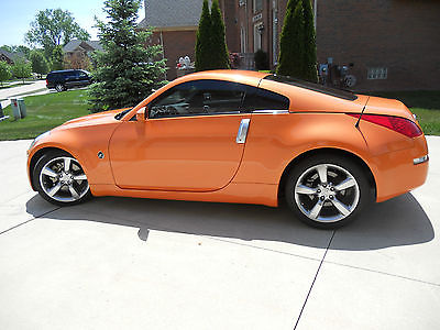 Nissan : 350Z Grand Touring Coupe 2-Door Loaded Solar Orange Nissan 350Z low miles