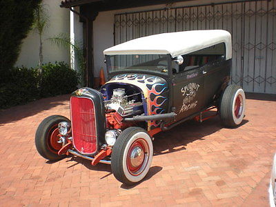 Ford : Other 2 Door 1929 custom hot rod rat rod v 8 automatic big man car all steel