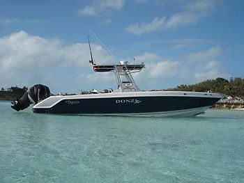 EXCELLENT CONDITION WITH TWIN 275 VERADOS AND RARE BLUE HULL!