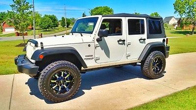 Jeep : Wrangler NEW Suspension Lift Rims MT Tires Trail Edition 2010 lifted jeep wrangler jk 4 door brand new lift rim tire 4 k in extra reserve