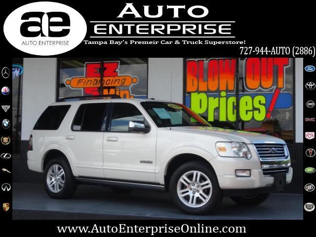 Ford : Explorer Limited 4.0L clean pearl white sunroof power running boards heated leather prem sound alloys