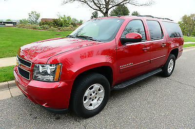 Chevrolet : Suburban LS 2013 chevy suburban 4 wd ls 19 800 miles excellent condition crystal red tint