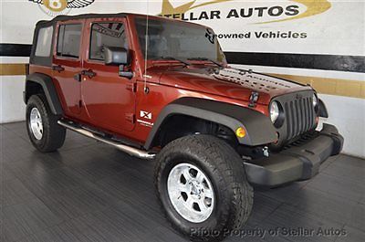 Jeep : Wrangler RWD 4dr Unlimited X CLEAN CARFAX  FLORIDA CAR  LOW MILES ON 57K  FORTEC SUSPENSION LIFT  WARRANTY