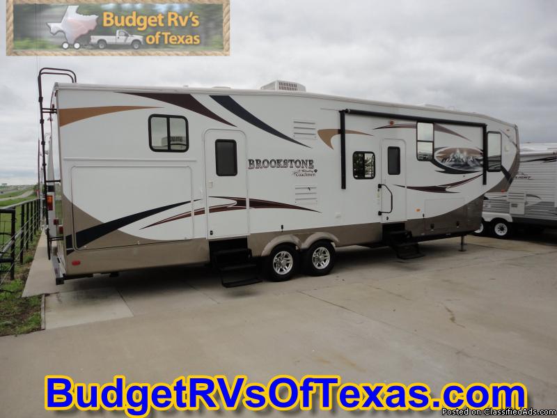 Mind Blowing Bunk House 5th Wheel Fun And Adventure!  2013 Brookstone 340LS