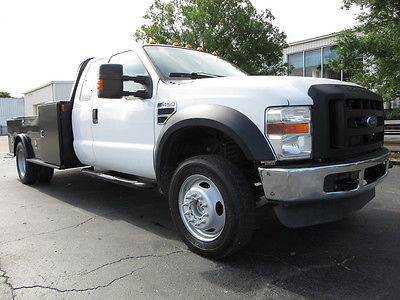 Ford : F-450 XLT EXT CAB 4X4 FLATBED ONE OWNER 2009 FORD F-450 V10 EXT CAB 4X4 FLATBED POWER XLT CLEAN RUNS PERFECT