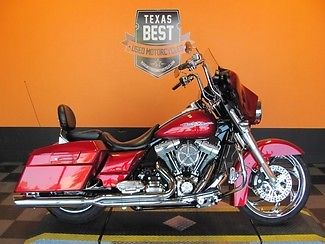 Harley-Davidson : Touring 2012 used ember red sunglo harley davidson street glide flhx absolutely loaded