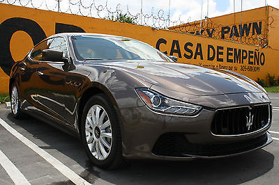 Maserati : Ghibli 4-DOOR SEDAN 2014 like new maserati ghibli 3.0 l twin turbo v 6 with only 1 487 miles
