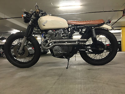 Honda : CB 1974 honda cb 450 custom brat style tracker scrambler