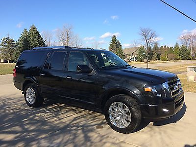 Ford : Expedition EL Limited Sport Utility 4-Door Mint condition 2012 Black Ford Expedition EL Limited 4x4