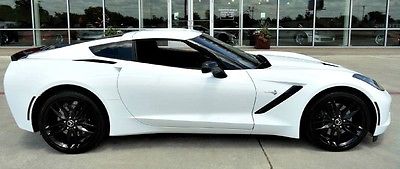 Chevrolet : Corvette Z51 Coupe 2-Door 2014 corvette stingray z 51 3 lt coupe auto white 1890 miles