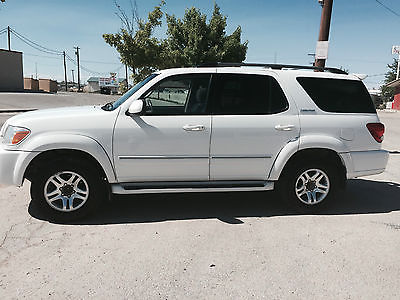 Toyota : Sequoia Limited Sport Utility 4-Door 2006 toyota sequoia limited 3 rd row heated seats dvd in headrests white