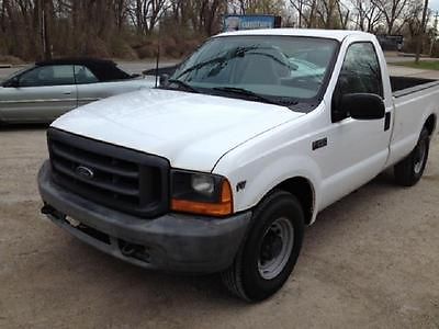 Ford : F-250 F250SD XL Clean 1999 F-250 Super Duty 4x2 Regular Cab Long Bed White 5.4L Automatic