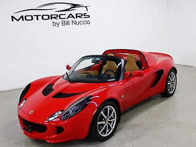 Lotus : Elise Convertible 2005 lotus elise ardent red biscuit 18 k miles touring pack one owner