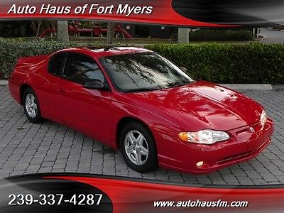 Chevrolet : Monte Carlo LT Coupe Ft Myers FL We Finance & Ship Nationwide FL Owned Sunroof OnStar HomeLink CD Player