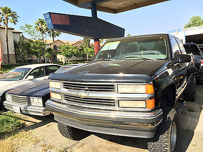 Ford : Other Pickups CREW CAB  1997 black chevy lifted crew cab truck