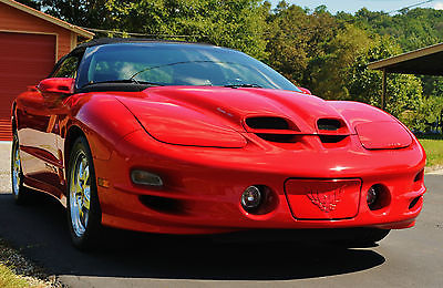 Pontiac : Trans Am ws6 2002 pontiac forebird trans am red convertible 61 k miles