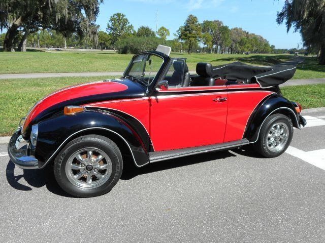 Volkswagen : Other Convertible 1600 4 cylinder twin carb 4 speed custom two tone paint hurst shifter mini lite