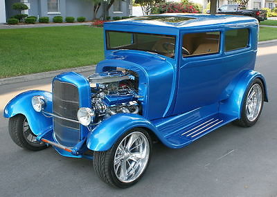 Ford : Model A RESTOMOD - STEEL - 1,600 MILES CUSTOM HIGH LEVEL BUILD - 1929 Ford Model A Restomod  - 2K MILES