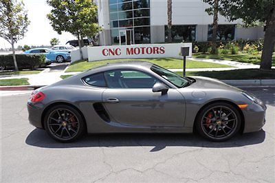 Porsche : Cayman 2dr Coupe S 2014 porsche cayman coupe s in agate gray metallic only 5 586 miles msrp 93 075