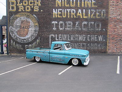 Chevrolet : C-10 Truck 1966 chevrolet c 10 short bed air ride bagged california patina shop truck no rat