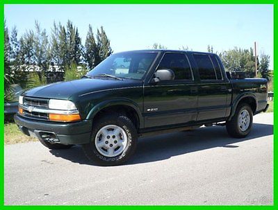 Chevrolet : S-10 LS CREW CAB 4 X 4 AUTOMATIC 2003 chevrolet s 10 4 x 4 crew cab ls 4.3 l v 6 tool box ready to work