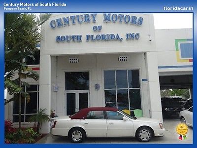 Cadillac : DeVille 1 OWNER NON SMOKER PEARL 1 owner non smoker non smokers pearl white leather clean carfax dhs deville