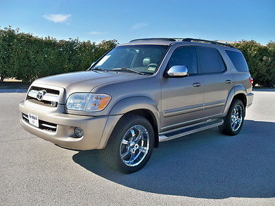 Toyota : Sequoia Limited Limited 2WD Fully loaded Navigation power Sunroof leather Texas Suv 3rd row seat