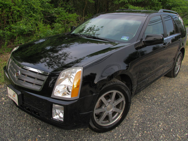 Cadillac : SRX 4dr V8 SUV 04 cadillac srx v 8 only 67 k miles 1 owner no accidents third row seat black 4.6