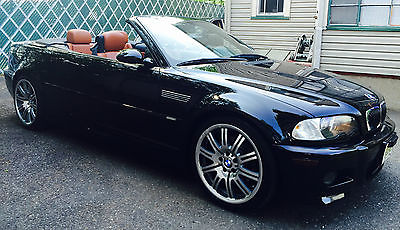 BMW : M3 Base Convertible 2-Door 2005 bmw m 3 convertible smg black cinnamon leather interior