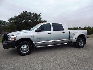 Dodge : Ram 3500 Laramie - 4x4 - Mega Cab - 6SPD 2006 dodge ram 3500 laramie 4 x 4 mega cab 6 speed diesel rare loaded