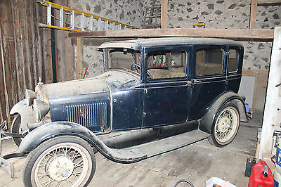 Ford : Model A town and country 1928 ford true barn find