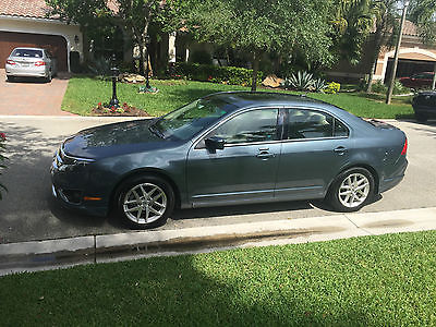 Ford : Fusion SEL 2012 ford fusion sel v 6 power moonroof leather seats low mileage