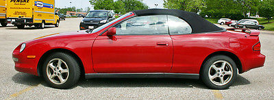 Toyota : Celica GT 1998 toyota celica gt convertible red with black leather interior