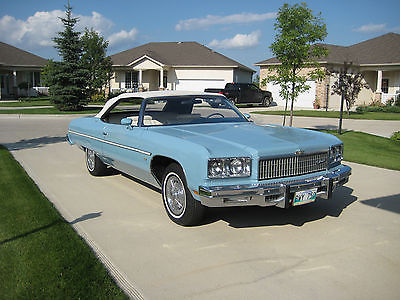 Chevrolet : Caprice 1975 chevrolet caprice classic convertible factory original