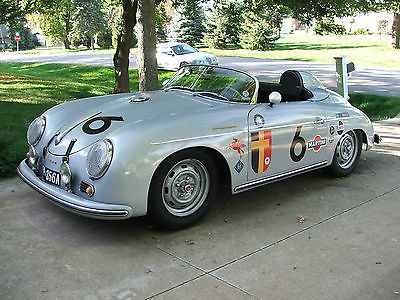 Porsche : 356 Speedster 57 porsche factory works race rally car replica