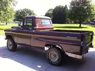 Chevrolet : Other Pickups 3100 Apache  Fleetside Deluxe Napco, Great Project,  Runs good and driveable