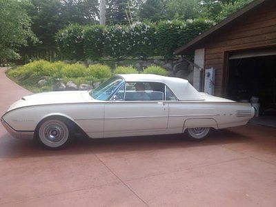 Ford : Thunderbird 1961 t bird convertible 49704 miles 390 v 8 rwd automatic