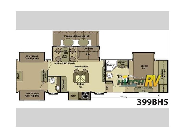 2012 Open Range Rv Open Range RV 399BHS