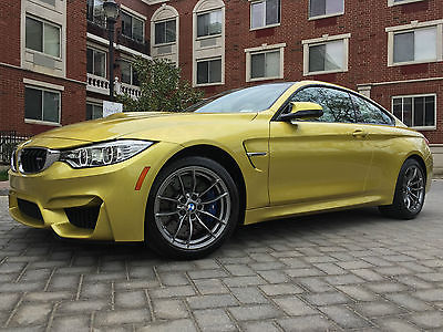 BMW : M4 Base Coupe 2-Door 2015 bmw m 4 coupe 6 speed austin yellow metallic beast w only 631 miles wow