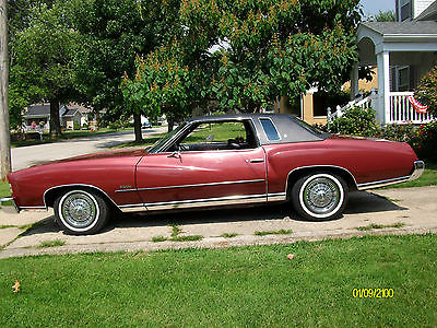 Chevrolet : Monte Carlo chrome Beautiful all original Monte. Actual milage 37,000. A1 condition inside and out.