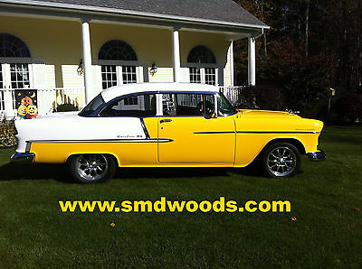 Chevrolet : Bel Air/150/210 Custom Show Car 1955 chevy bel air 2 door post coupe exceptional condition florida car manual